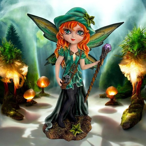 Forest fairy figurine with - fairy,
