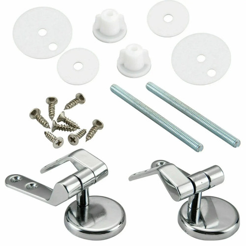 Toilet seat hinges pair - seat,