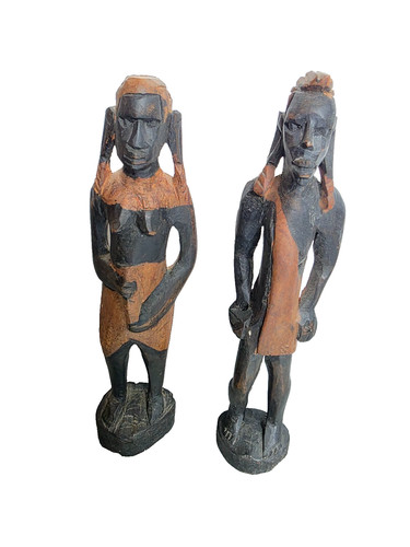 Vintage african tribal hand - vintage,