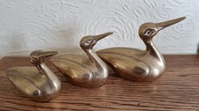 Trio Of Brass Ducks