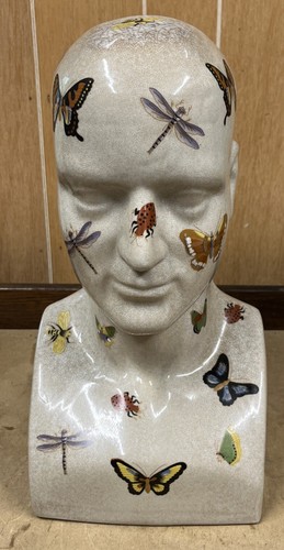 Large phrenology ceramic - large, head