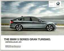 BMW 5-Series Gran Turismo GT 2012-2013 UK Market Sales Brochure SE & M Sport