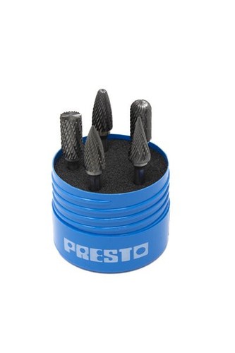 Presto carbide burr set - presto, 5