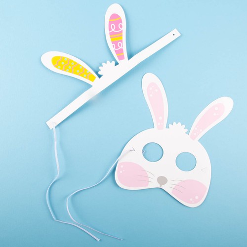 Easter bunny mask ears 4 - mask,