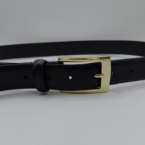 Black snake skin - black, leather