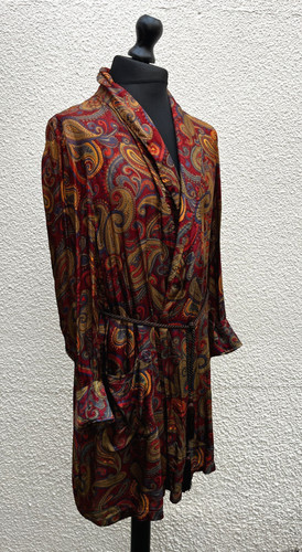 Vintage 1960 brown paisley - vintage,