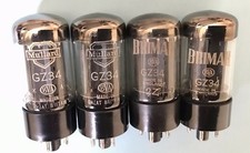 Mullard & Brimar GZ34 x4 Tube