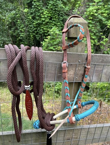 Bitless hackamore rawhide - bitless,