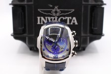 Invicta Lupah 6093 Chronograph Blue Dial Swiss Made Watch w/ Case