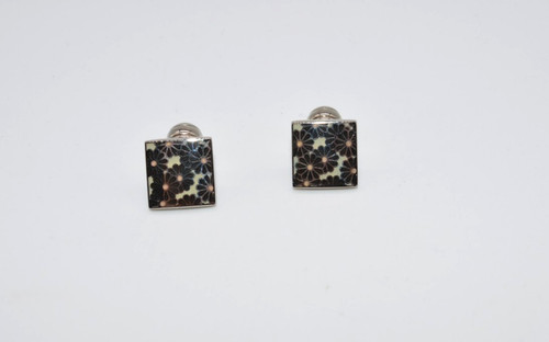Duchamp cufflinks floral - duchamp,