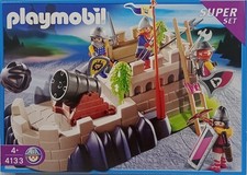 Playmobil Knights 4133 Super Castle set 100% Complete Boxed