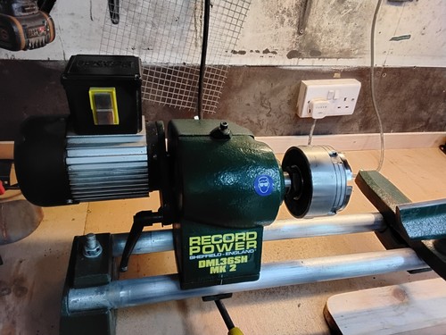 Record wood turning lathe - wood,