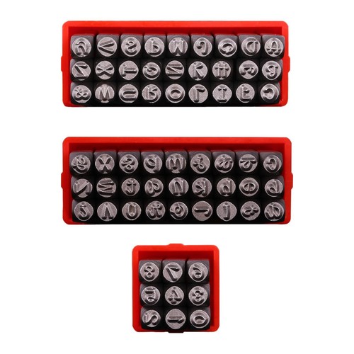 Metal stamp set with - metal,