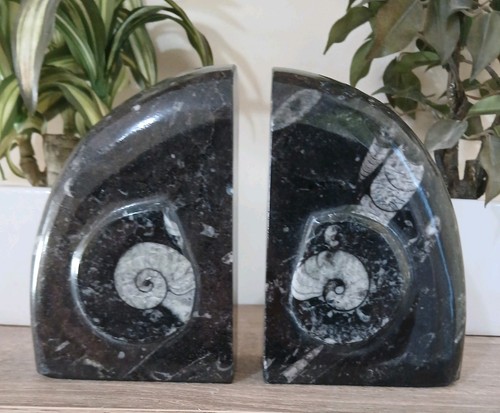 Black marble bookends - xl, 3.1kg