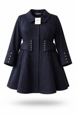 Asos BNWT  Navy Military Style