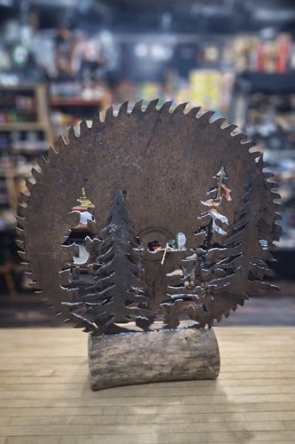 Veteran made reclaimed saw - made,