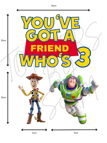 Toy story friend three - toy,