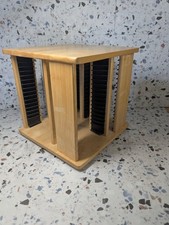 Wooden Rotating CD Rack
