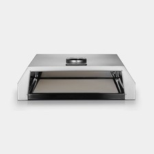 BBQ Grill Top Pizza Oven Two Side Handles And A Compact Build Of H13.5 x W35.5