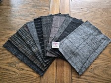 10 Pieces of  Harris Tweed