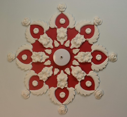 Ceiling rose design plaster - ceiling,