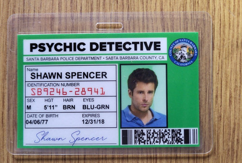 Psych show badge - show, id