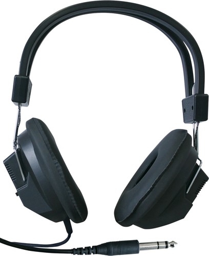 Economy stereo headphones with - stereo,