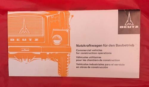 C1968 deutz tipper - deutz, "tipper