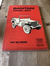 Bantam Model  BRC Maintenance Manual TM 10-1205 Post Era Books
