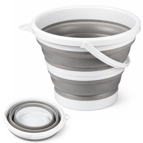 Bucket foldable silicone - bucket,