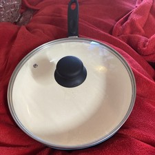 Blue & Cream Ceramic Skillet