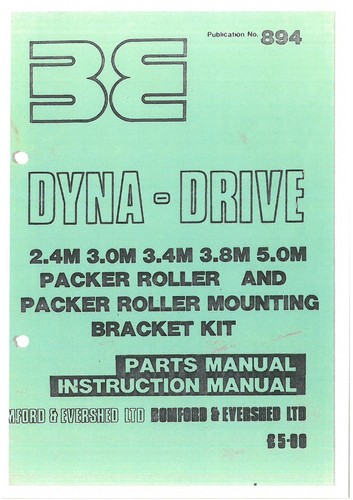 Bomford dyna drive 3 - bomford, 2.4m