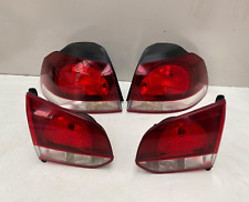 VOLKSWAGEN GOLF MK6 REAR LIGHT ASSEMBLY FULL SET CHERRY LENS TINT