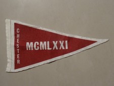 Chester MCMLXXI Scout Pennant