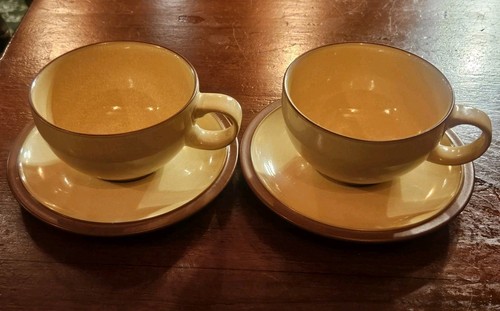 Pair denby juice - of, cups