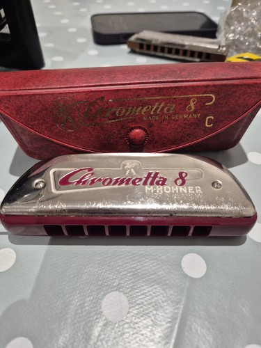 Vintage hohner chrometta 8 - vintage,