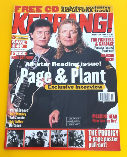 Kerrang 714 august 29 - august, 1998