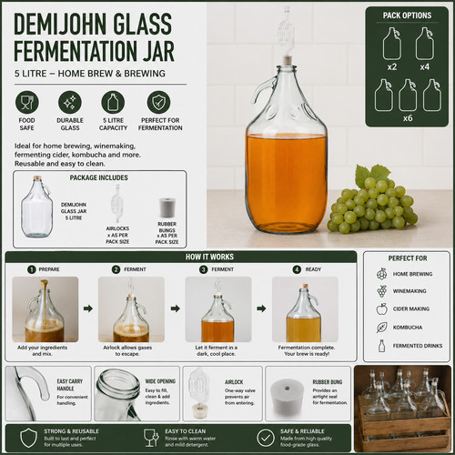 Demijohn glass fermentation - demijohn,