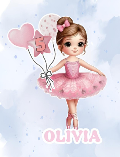 Personalised ballerina cake - ballerina,