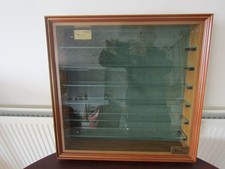 Timbercraft  Glass Display Cabinet 6 Shelves  51cm x 51cm x 10cm COLLECTION ONLY