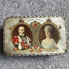 King George V & Queen Mary Silver Jubilee 1910-1935  Tin