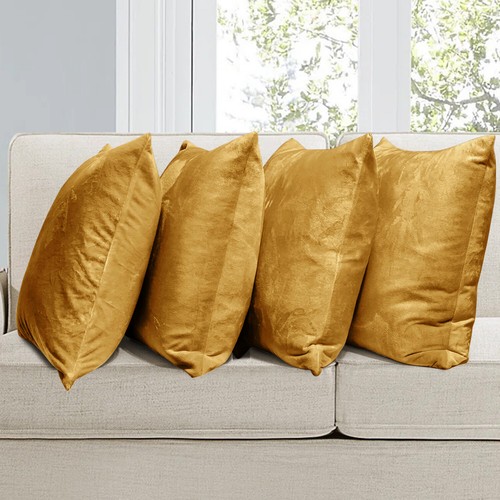 Crushed velvet cushion - velvet, covers