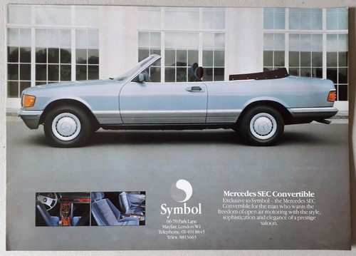 Mercedes benz sec convertible - benz,