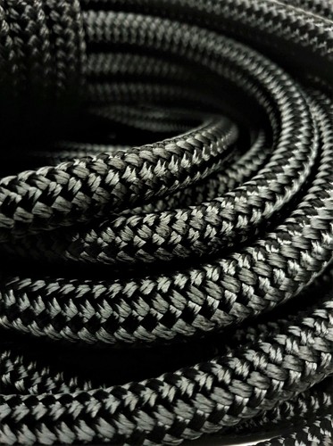 Black polyester braid - braid,