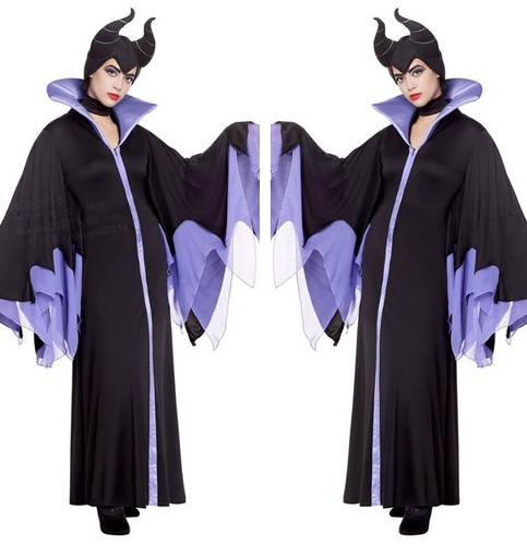 Black witch maleficent costume - witch,