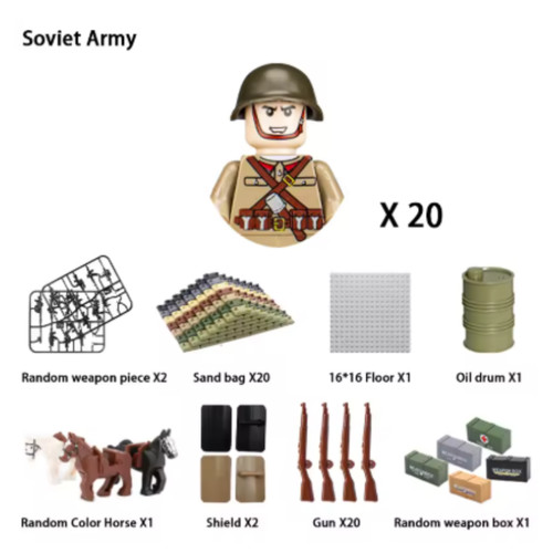Custom lego soviet army - lego,