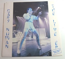 Gary Numan / The Live EP 1985 LT ED WHITE VINYL / POST PUNK SYNTH EX / FAST POST