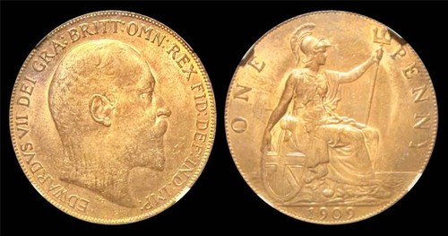 1909 penny ngc ms64 - ngc, unc