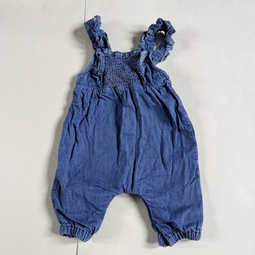 Baby girls denim romper 3 - tu,