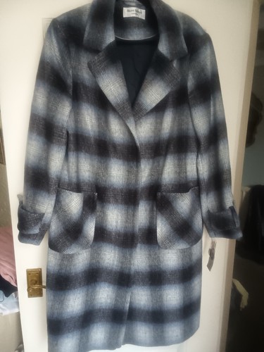 Helene berman blue plaid wool - berman,